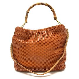 Sac à main Gucci Bamboo Marron