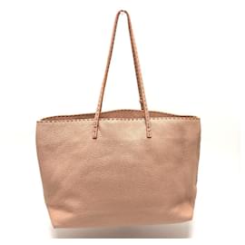 Fendi-Fendi Selleria Tote Bag-Pink,Beige