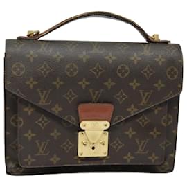 Louis Vuitton-LOUIS VUITTON Monogram Monceau 28 Hand Bag 2way M51185 LV Auth 82844-Monogram