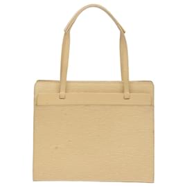 Louis Vuitton-LOUIS VUITTON Epi Croisette PM Tote Bag Vanilla M5249A LV Auth ep4846-Other