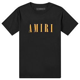 T-shirt AMIRI CORE LOGO Noir Orange