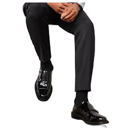 Autre Marque Scarpe monk in pelle lucida Mr P Mr Porter Nero