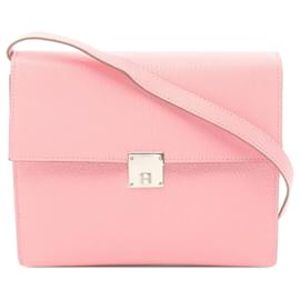 Hermès-Hermès Clic 16 en chèvre Mysore rose-Rose