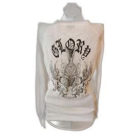 Faith Connexion Oversize Strickpullover aus Viskose Eggshell Aus weiß