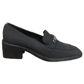 Gucci Loafers Black Leather Black