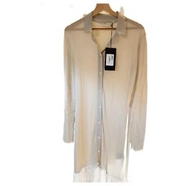 Bottega Veneta Strickkleid aus Kaschmir gerippt Beige Größe 42 Beige