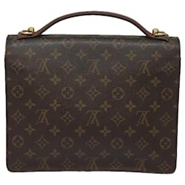 Louis Vuitton-LOUIS VUITTON Monogram Monceau 28 Hand Bag 2way M51185 LV Auth 84149-Monogram