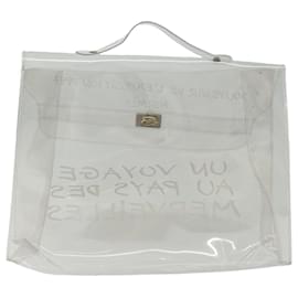 Hermès-HERMES Sac à main Kelly en vinyle transparent Auth 82818-Autre