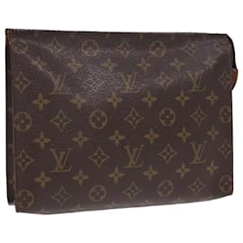 Louis Vuitton-LOUIS VUITTON Monogram Poche Toilette 26 Pouch M47542 LV Auth 82952-Monogram