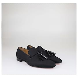 Christian Louboutin-Christian Louboutin Black Dandelion Tassel Loafers-Black