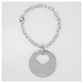 Cartier-Cartier Silver-Tone Key Chain Bracelet-Silvery