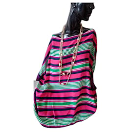 Top en soie Yves Saint Laurent Rive Gauche Multicolore Multicolore