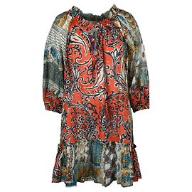 Autre Marque Vestido mini Anjuna de algodón Multicolor