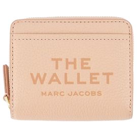 A Mini Carteira Compacta - Marc Jacobs - Couro - Rosa Rosa