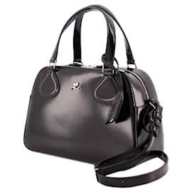 Courreges-Bolsa de boliche Stud Spazzo - Courreges - Couro - Preto-Preto