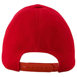 Courreges-Boné Assinatura - Courreges - Algodão - Vermelho-Vermelho