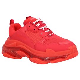 Balenciaga Triple S Clear Sole Sneaker in Red Red