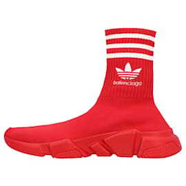 Balenciaga-Balenciaga x Adidas Speed Trainer Vermelho-Vermelho