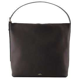 Apc Borsa a Spalla Vera - A.P.C. - Pelle - Nera Nero