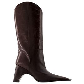 Botas de cowboy Bridge - Coperni - Couro - Marrom Marrom