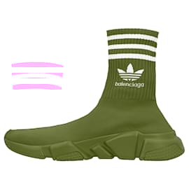 Balenciaga-Balenciaga x Adidas Speed Trainer Vermelho-Vermelho