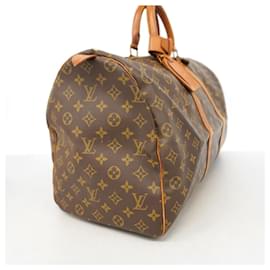 Louis Vuitton-Louis Vuitton Boston Bag Monogram Keepall 50-Brown