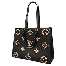 Louis Vuitton-Louis Vuitton Monogram Empreinte Bicolor Handbag-Black,Beige