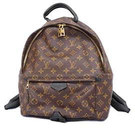 Louis Vuitton-Louis Vuitton Monogram Palm Springs MM Backpack-Brown,Black