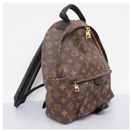 Louis Vuitton-Louis Vuitton Monogram Palm Springs MM Backpack-Brown,Black