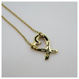 Tiffany & Co-Collier Loving Heart Tiffany en or jaune 18K-Doré