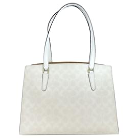 Coach-Coach C4075 Signature Tote Bag-Weiß