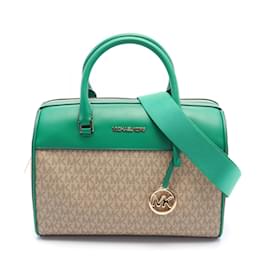 Michael Kors-Sac à main Jet Set de Michael Kors-Beige,Vert