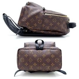 Louis Vuitton-Louis Vuitton Monogram Palm Springs PM Rucksack-Braun,Schwarz,Monogramm