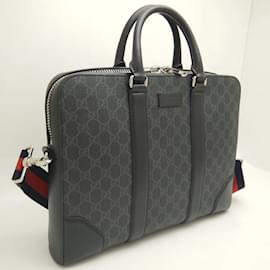 Gucci-Gucci GG Supreme Canvas Umhängetasche-Braun