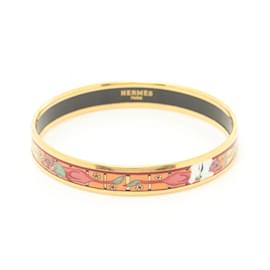 Hermès-Bracelet Emaille PM Hermes-Rouge,Multicolore,Doré