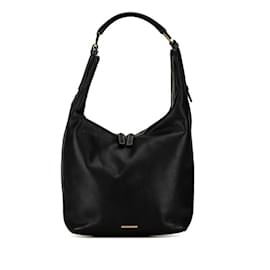 Gucci-Sac à main en cuir noir Gucci-Noir