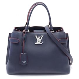 Louis Vuitton-Louis Vuitton Rock Me Day Marine Rouge Handbag-Red,Navy blue