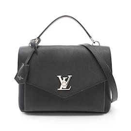 Louis Vuitton-Louis Vuitton Lockme Cartable Noir Handbag-Black