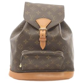 Louis Vuitton-Louis Vuitton Montsouris MM Monogram Rucksack-Braun