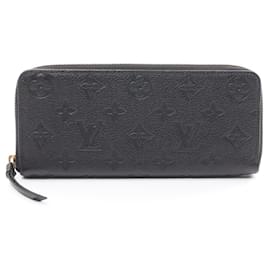 Louis Vuitton-Louis Vuitton Monogram Empreinte Long Wallet-Black