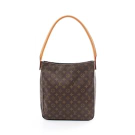 Louis Vuitton-Louis Vuitton Looping GM Monogram Schultertasche-Braun