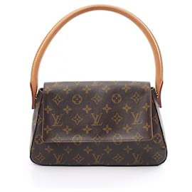 Louis Vuitton-Sac à main Monogram Looping Louis Vuitton-Marron