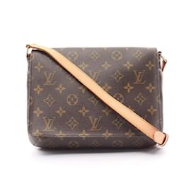 Louis Vuitton-Schultertasche Musette Tango Louis Vuitton-Braun,Monogramm