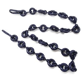 Loewe Donut Chain Strap Blue