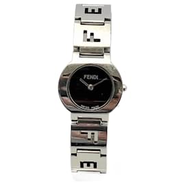 Fendi-Fendi 3050L Quarz Damenarmbanduhr-Silber