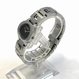 Fendi-Montre-bracelet à quartz pour femme Fendi 3050L-Argenté