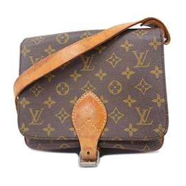 Louis Vuitton-Sac à épaule Louis Vuitton Monogram Cartesier 22-Marron