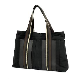 Hermès Hermes Tote Bag Troca Horizontal MM Canvas Black Black