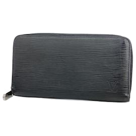 Louis Vuitton-Louis Vuitton Epi Zippy Coin Purse in Noir-Black