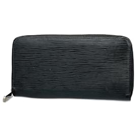 Louis Vuitton-Louis Vuitton Long Wallet Epi Zippy M61857 Noir-Black